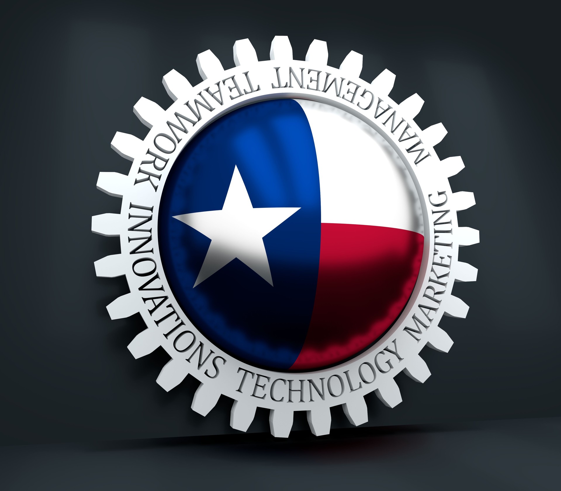 Gear with flag